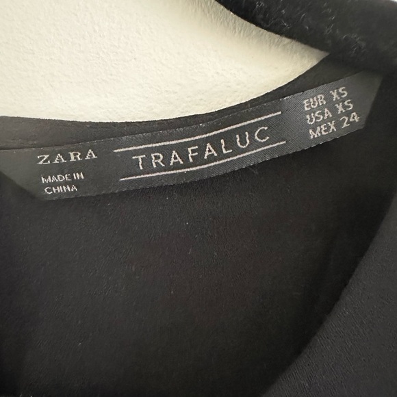 Zara Trafaluc Black Sleeveless Blouse Size XS - Picture 4 of 4